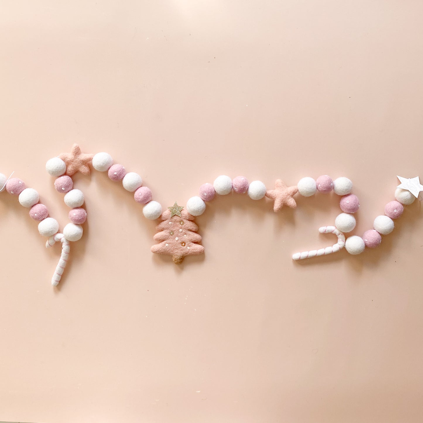 Christmas Jolly Garland - Pink