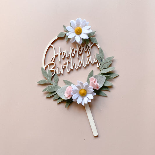 Daisy Cake Topper