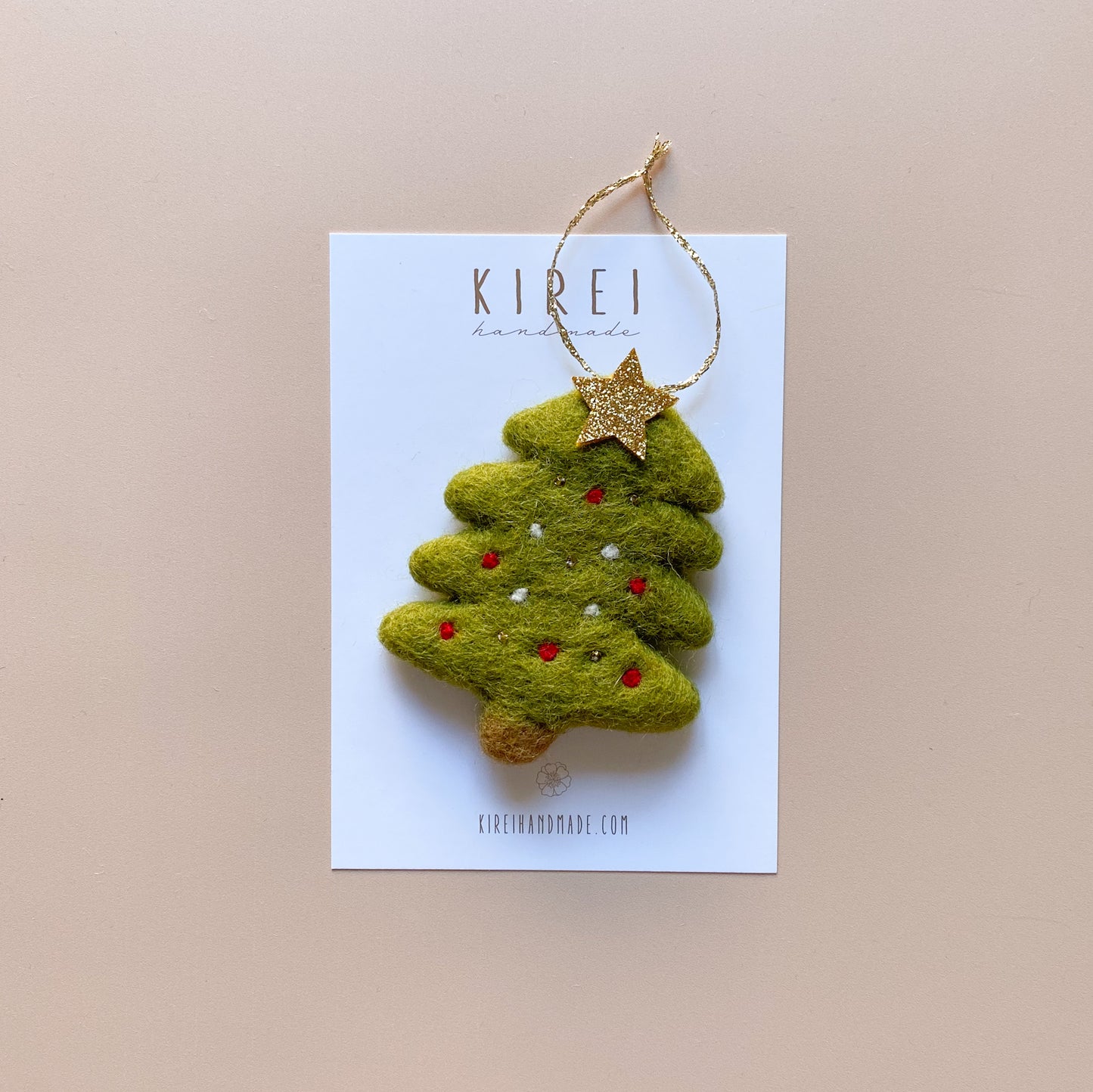 Christmas Tree Ornament - Green Tree *READY TO SHIP*