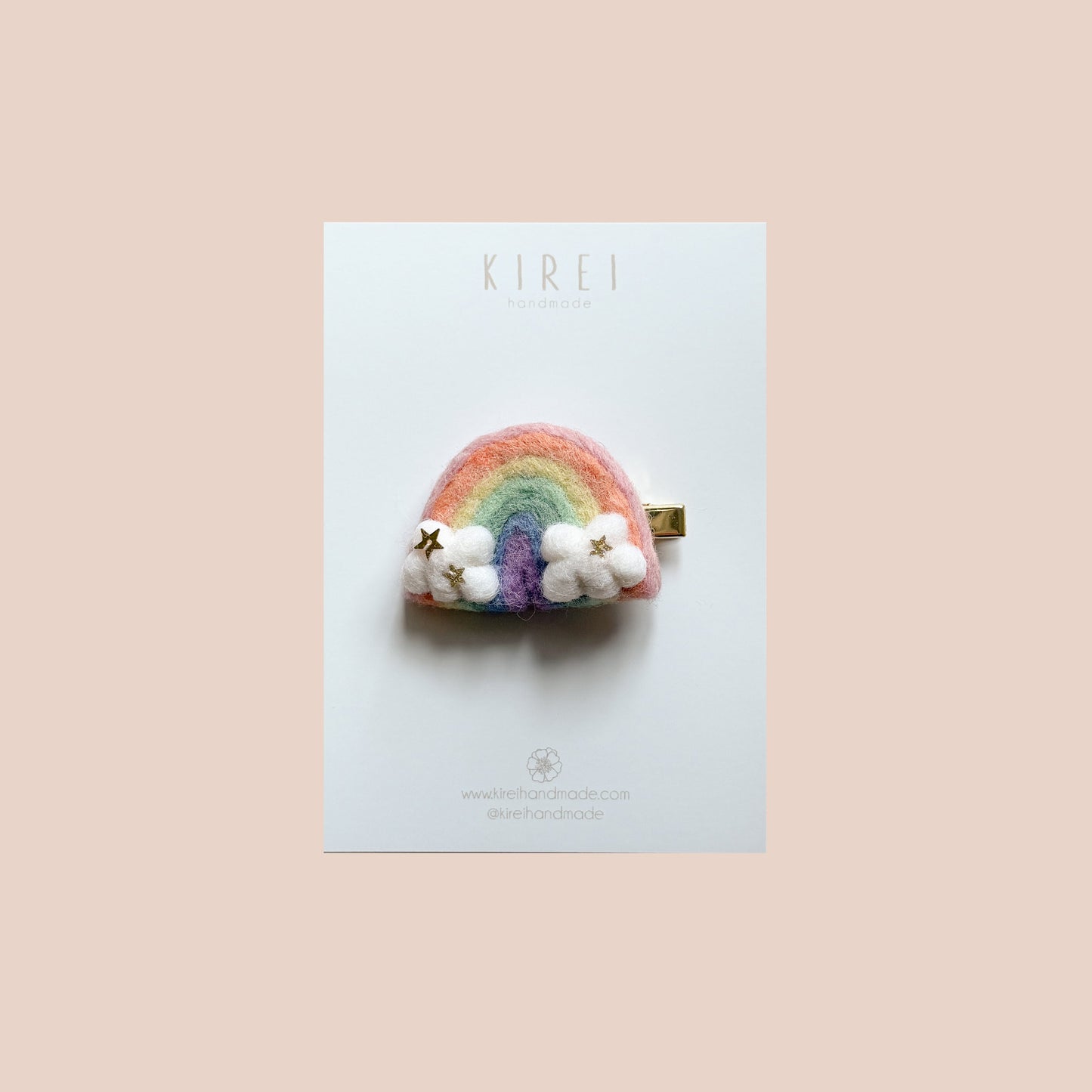 Rainbow Hair Clip