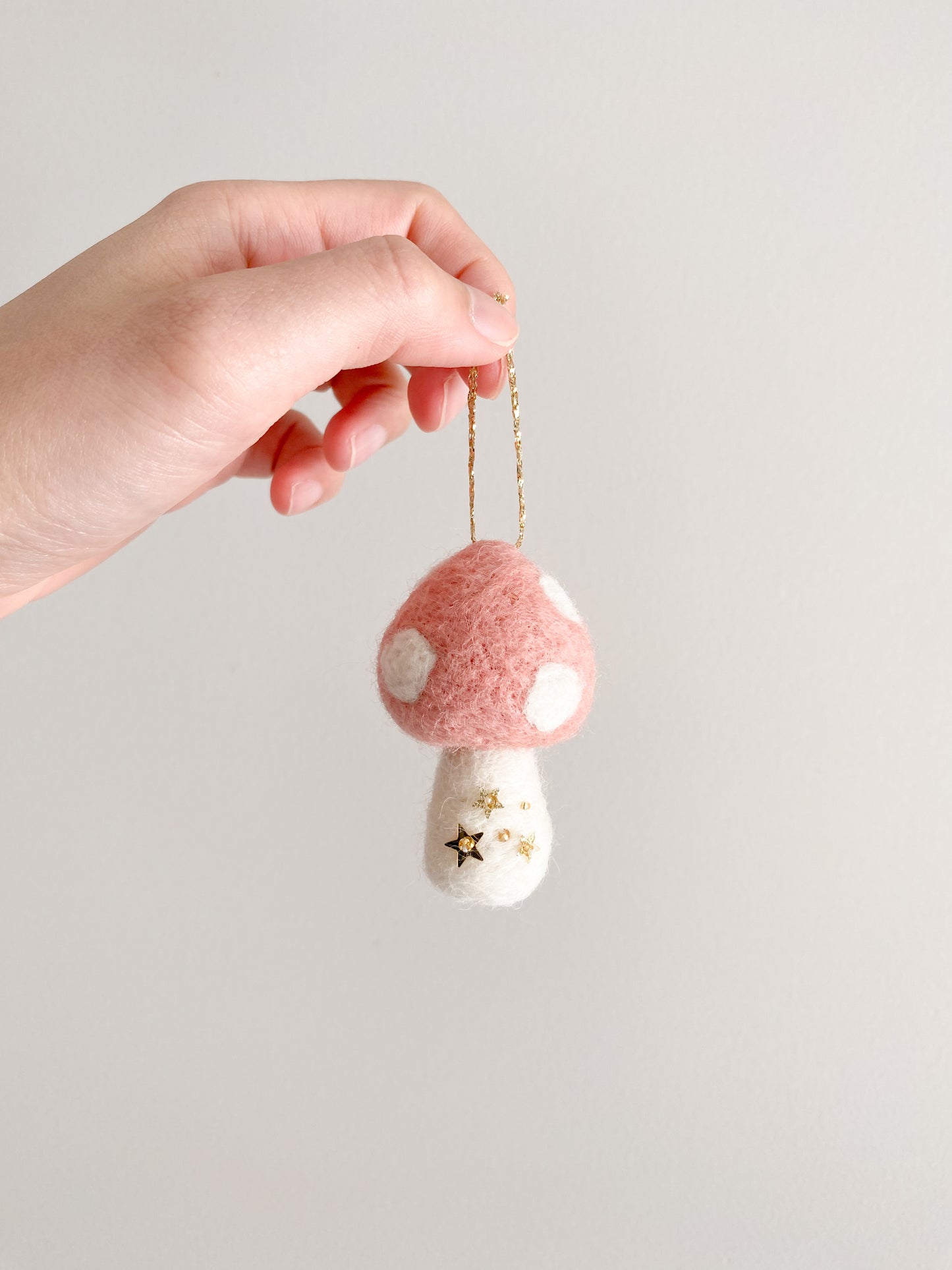 Christmas Ornament - Festive Mushroom (Set of 2)