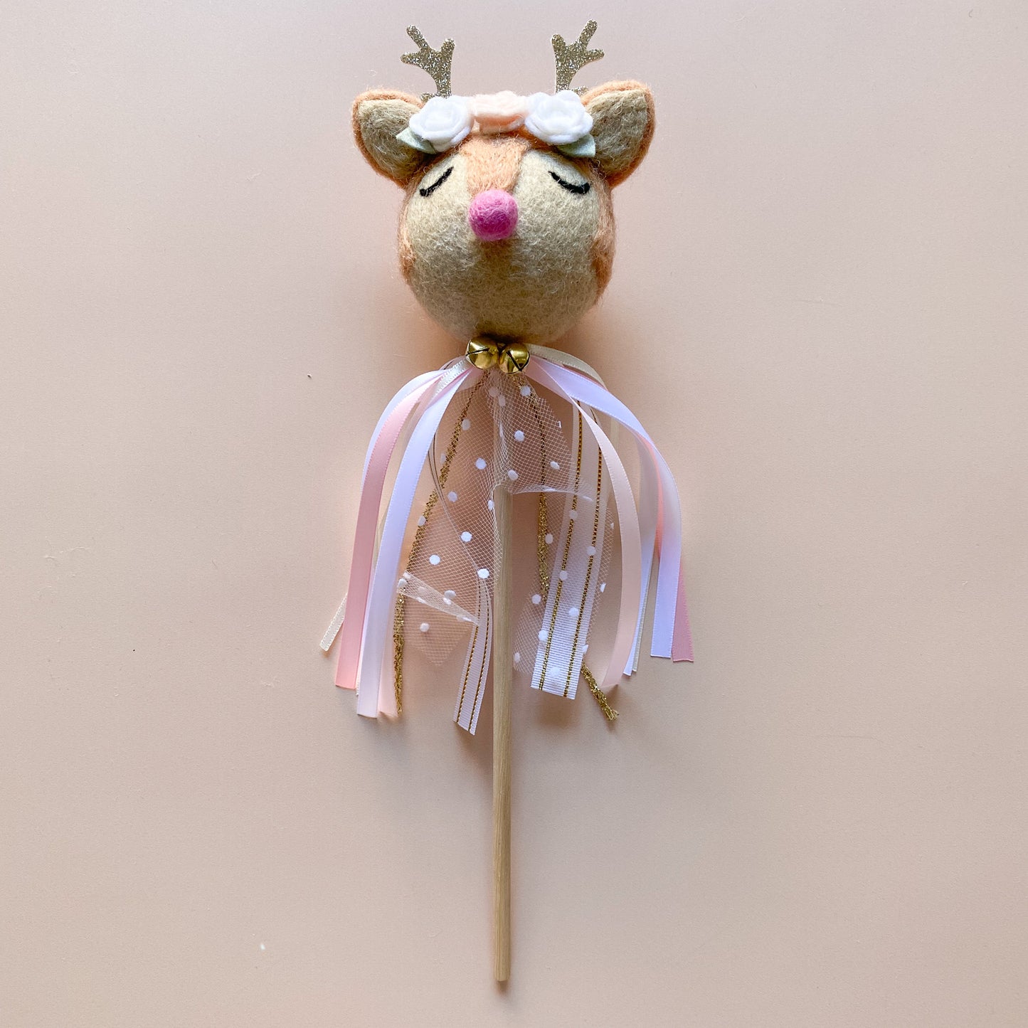 Reindeer Wand - Pink Nose