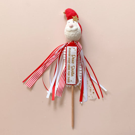 Personalised Christmas Wand - Santa