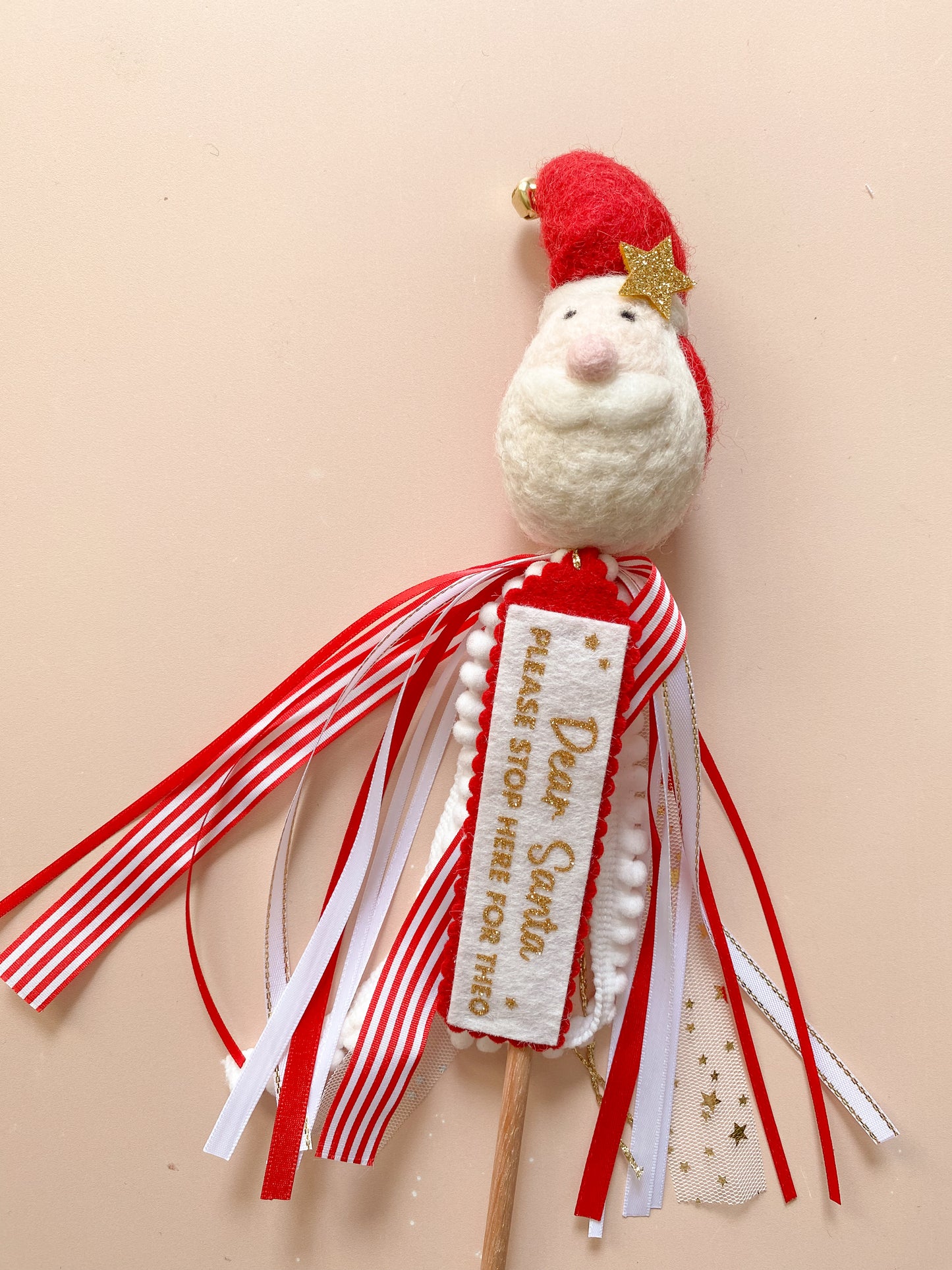 Personalised Christmas Wand - Santa