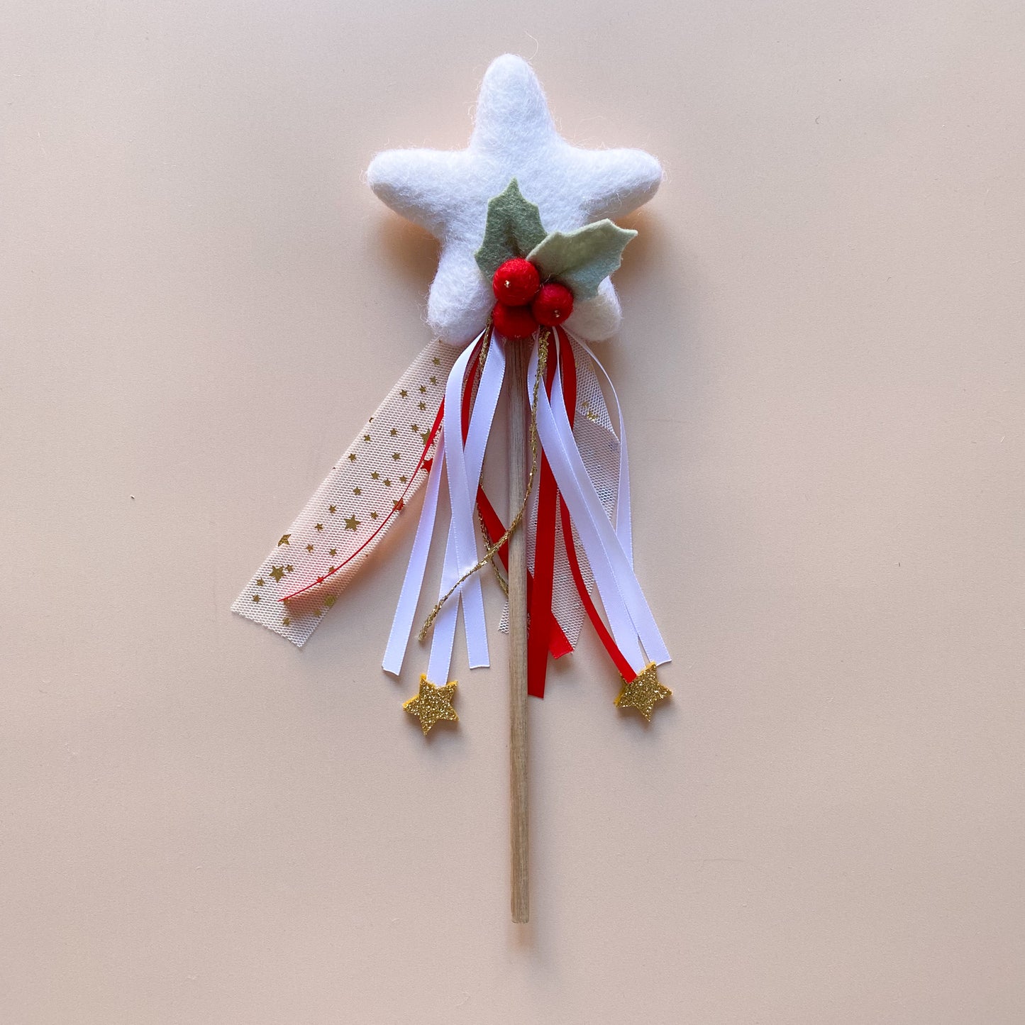 Christmas Star Wand - White Star *READY TO SHIP*