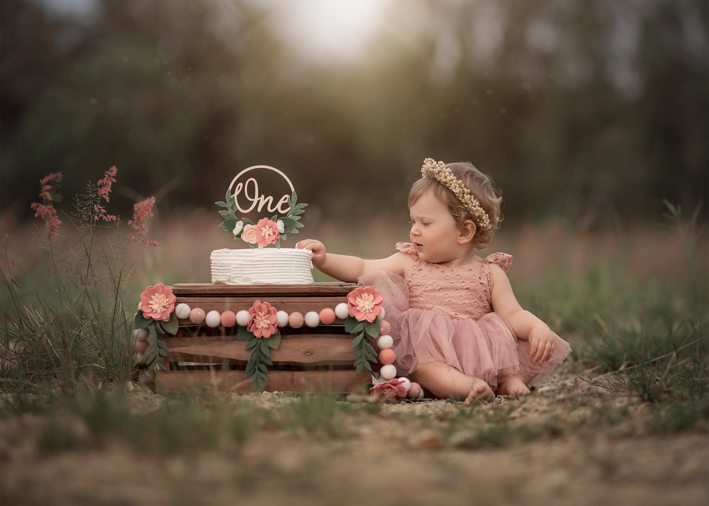 Blush Flower Garland