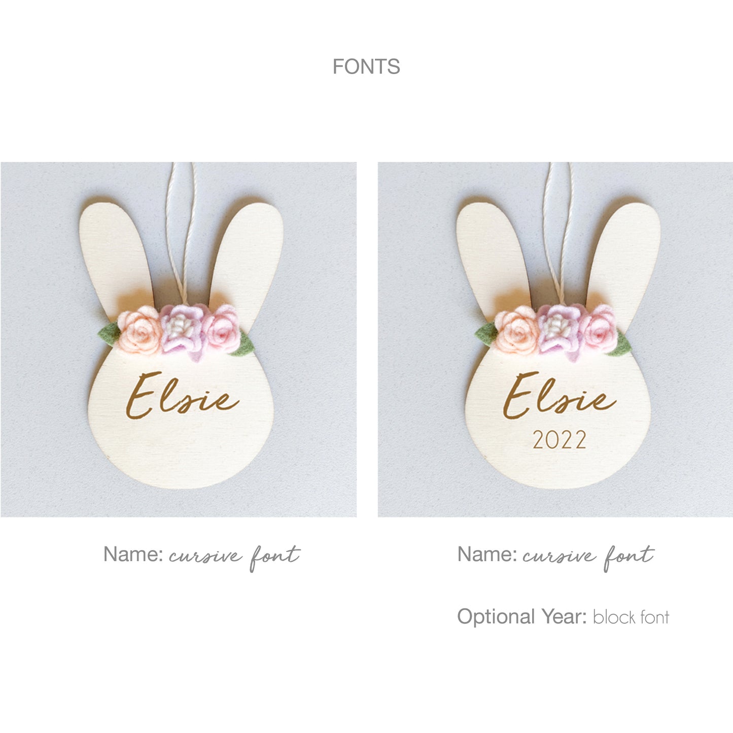 Personalised Bunny Tag *SOLD OUT FOR 2024*