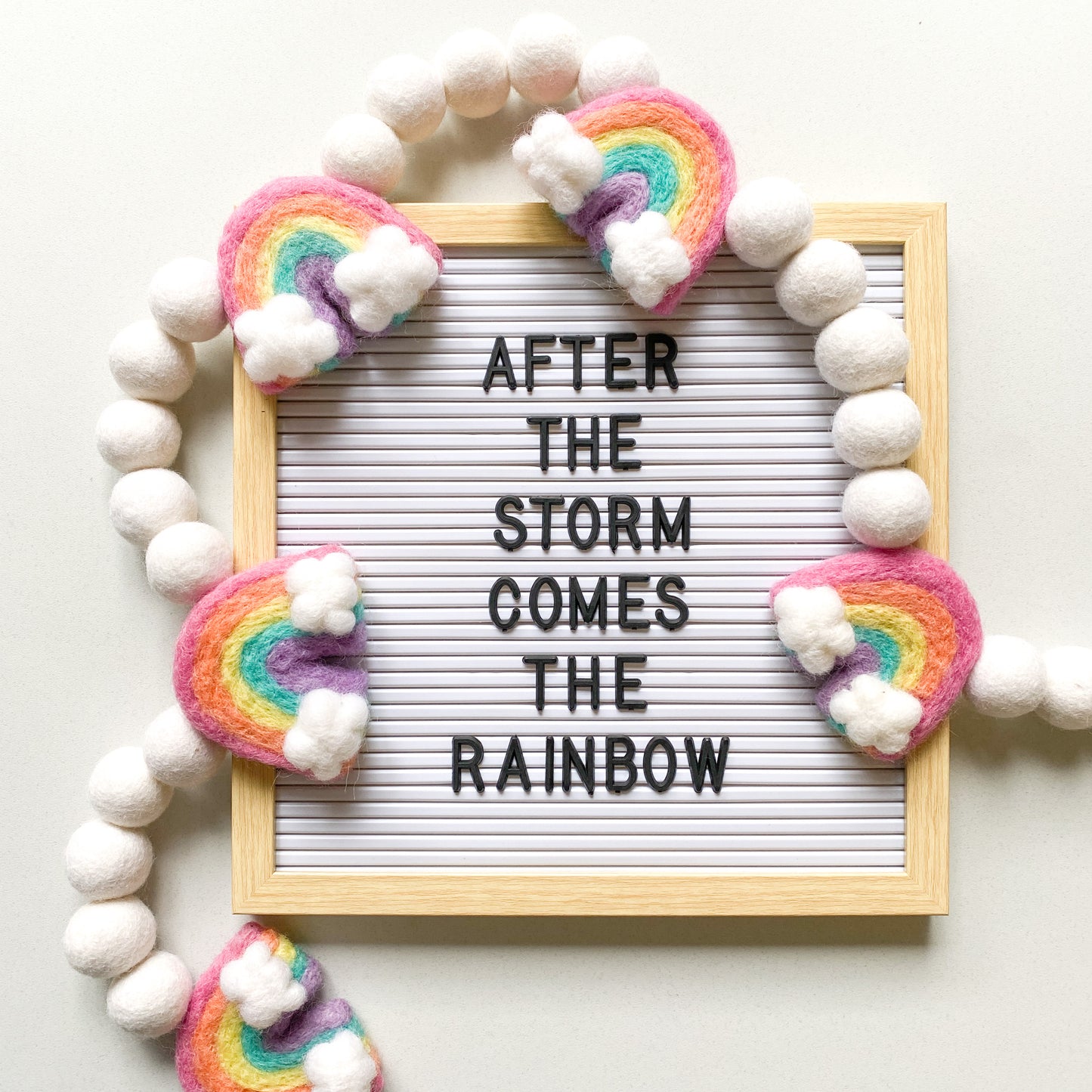 Simple Rainbow Garland