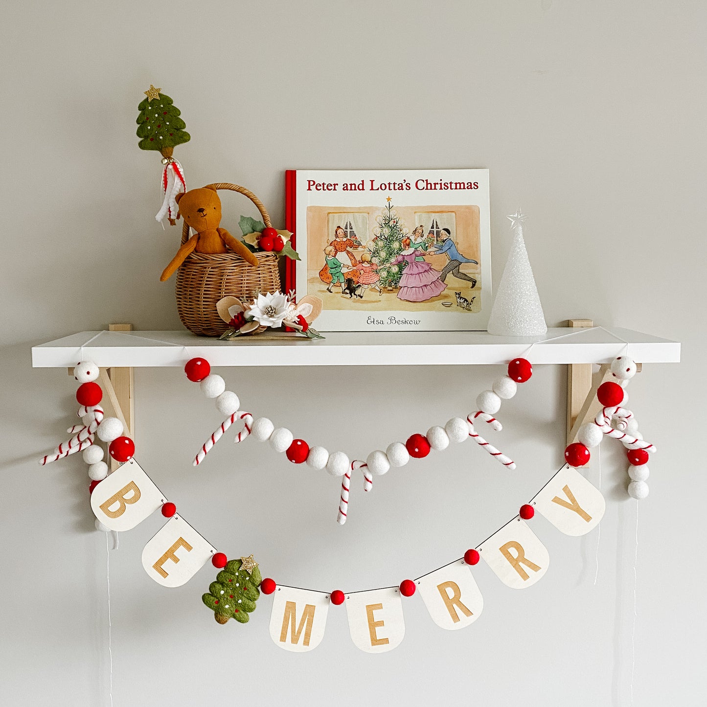 Be Merry Garland *READY TO SHIP*